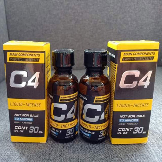 Popper C4 30ml xanh đỏ vàng đen Mỹ chính hãng tăng hưng phấn nhanh