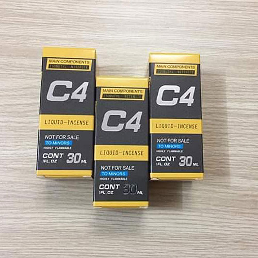 Popper C4 30ml xanh đỏ vàng đen Mỹ chính hãng tăng hưng phấn nhanh