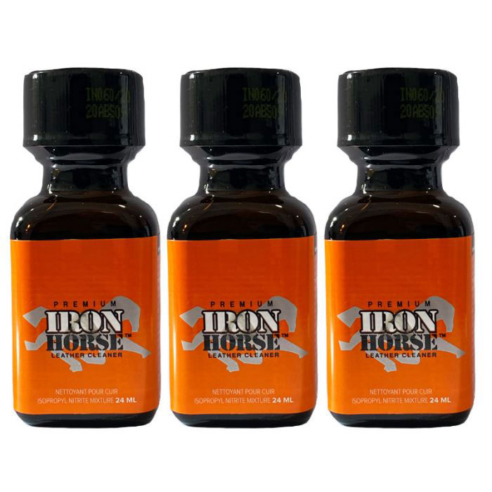 Chai hít Poppers Premium Iron Horse 24ml tăng hưng phấn cực mạnh