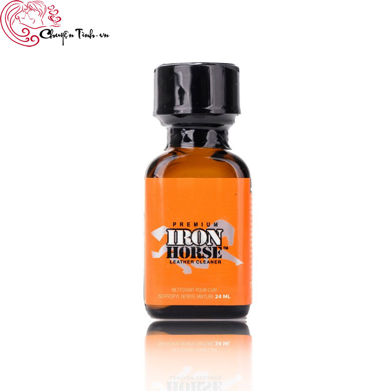 Chai hít Poppers Premium Iron Horse 24ml tăng hưng phấn cực mạnh
