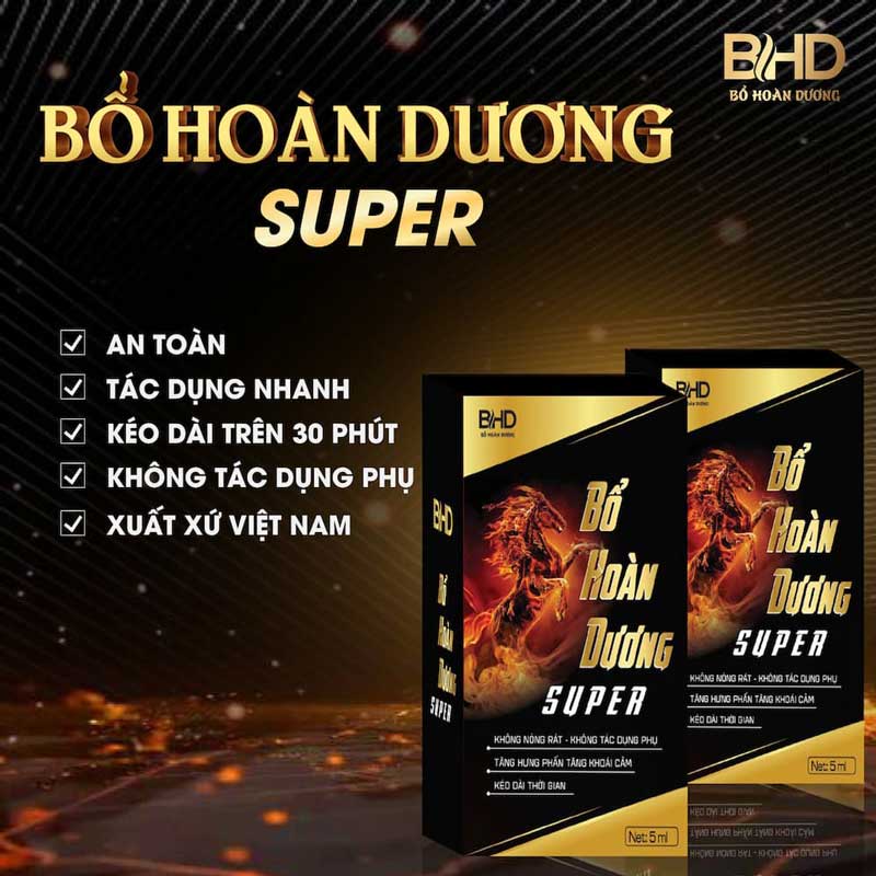 Chai xịt thảo dược bổ hoàn dương Super an toàn hiệu quả