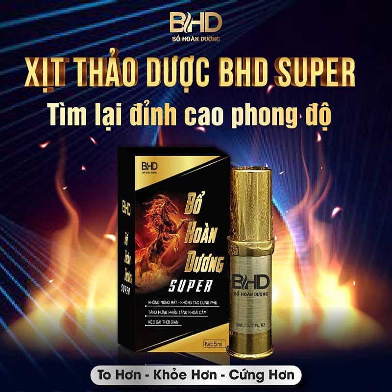 Chai xịt thảo dược bổ hoàn dương Super an toàn hiệu quả