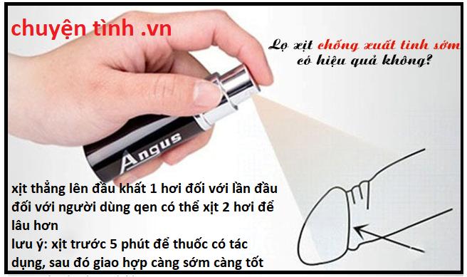 Chai xịt Strong Men chống xuất tinh sớm lidocain 13% siêu hiệu quả