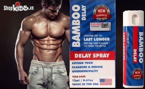 Chai xịt Bamboo Delay Mỹ chống xuất tinh sớm kéo dài quan hệ lâu