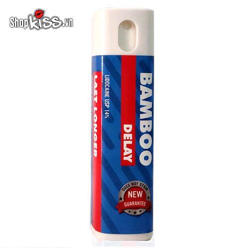 Chai xịt Bamboo Delay Mỹ chống xuất tinh sớm kéo dài quan hệ lâu