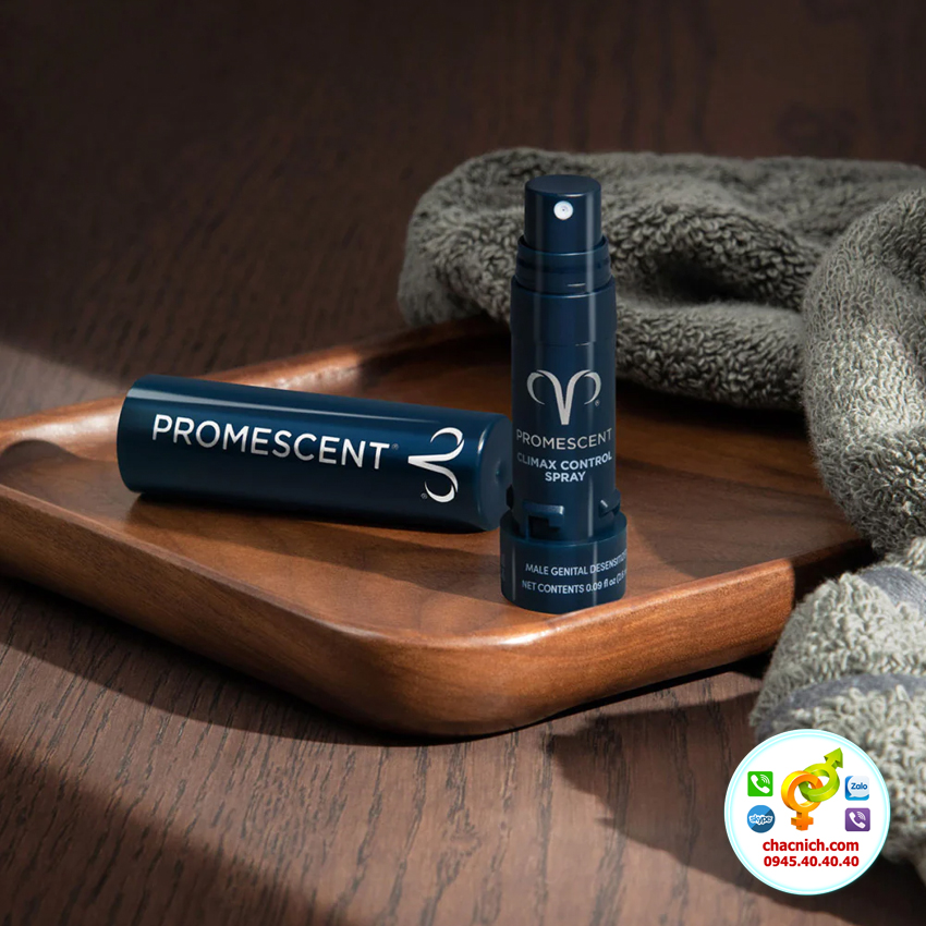 Chai xịt kéo dài Promescent Delay Spray 2.6ml Mỹ chính hãng
