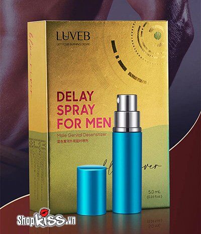 Chai xịt chống xuất tinh sớm Svakom Luveb Blue River kéo dài quan hệ