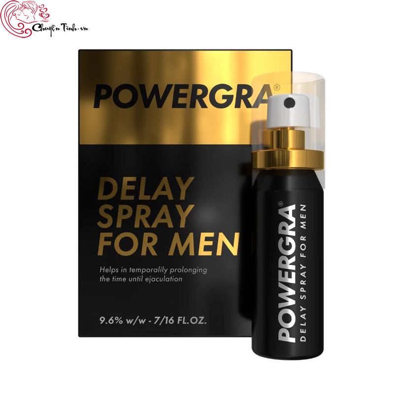 Chai xịt Powergra Delay Spray kéo dài thời gian quan hệ