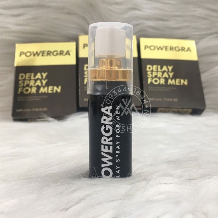 Chai xịt Powergra Delay Spray kéo dài thời gian quan hệ