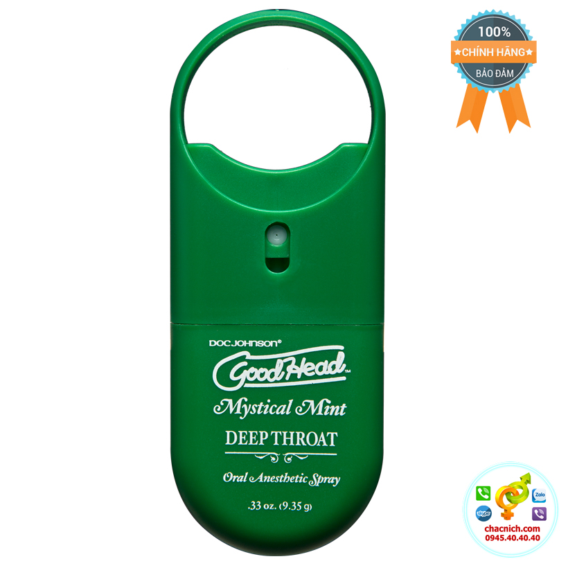 Xịt thơm miệng GoodHead To-Go Deep Throat Spray Mystical Mint
