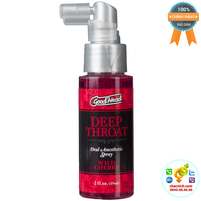  Sỉ Chai Xịt Oral Sex Deep Throat Spray Wild Cherry nhập khẩu