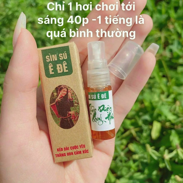 Nhập sỉ Sìn sú dân tộc Ê Đê chính hãng dạng xịt kéo dài thời gian quan hệ chai nhỏ 5ml giá tốt