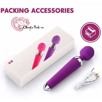 Chày rung không dây 7 chế độ sạc USB kích thích điểm G silicone