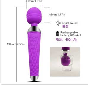 Chày rung không dây 7 chế độ sạc USB kích thích điểm G silicone