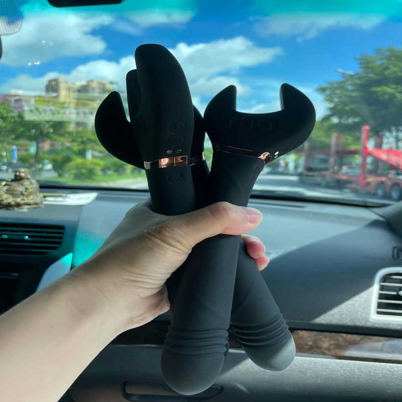 Cờ lê rung điểm G massage 10 chế độ silicon ABS cao cấp sạc USB