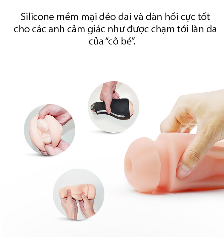 Cốc Thủ Dâm Cao Cấp 3D Nalone Có Rung Bluetooth Massage Dương Vật Nam