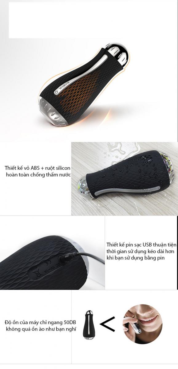 Cốc Thủ Dâm Cao Cấp 3D Nalone Có Rung Bluetooth Massage Dương Vật Nam