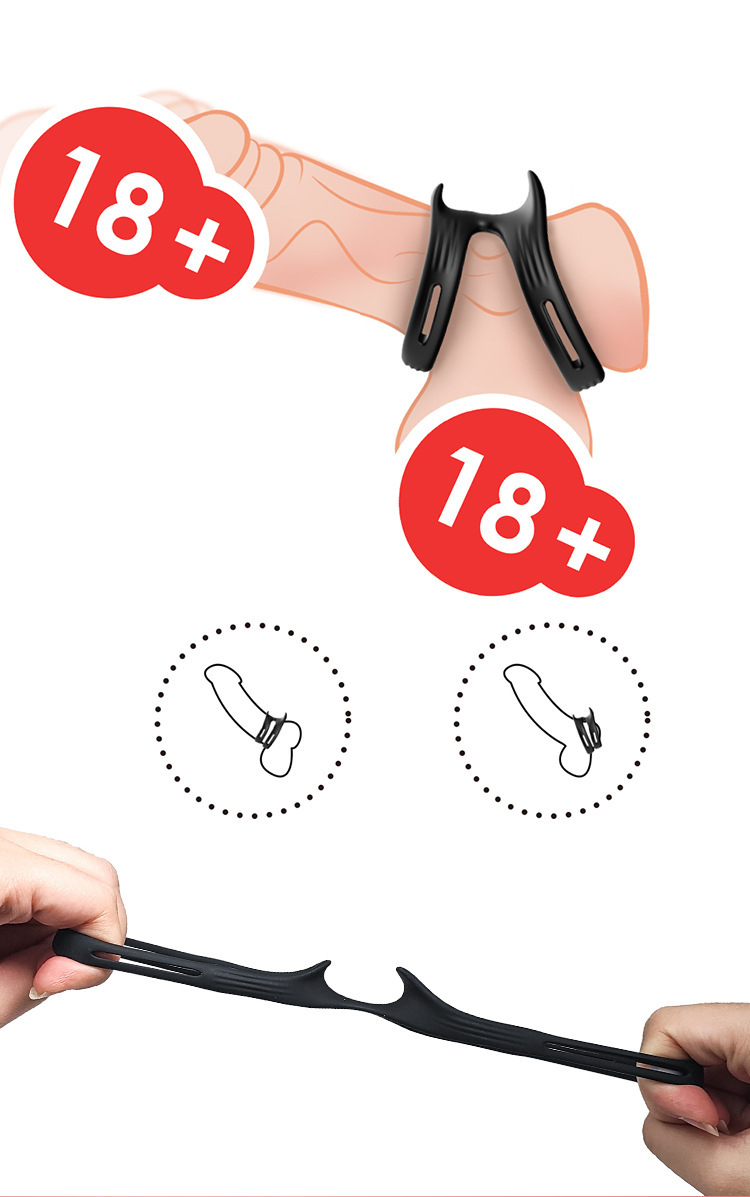 Vòng đôi silicon Cock Ring Stay Hard Mỹ Chống xuất tinh sớm Vòng đôi silicon Cock Ring Stay Hard Mỹ Chống xuất tinh sớm