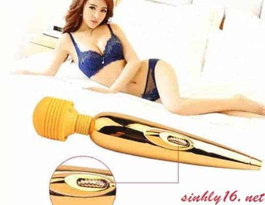 Chày massage sextoy mạ vàng Nhật Bản sang trọng quý phái