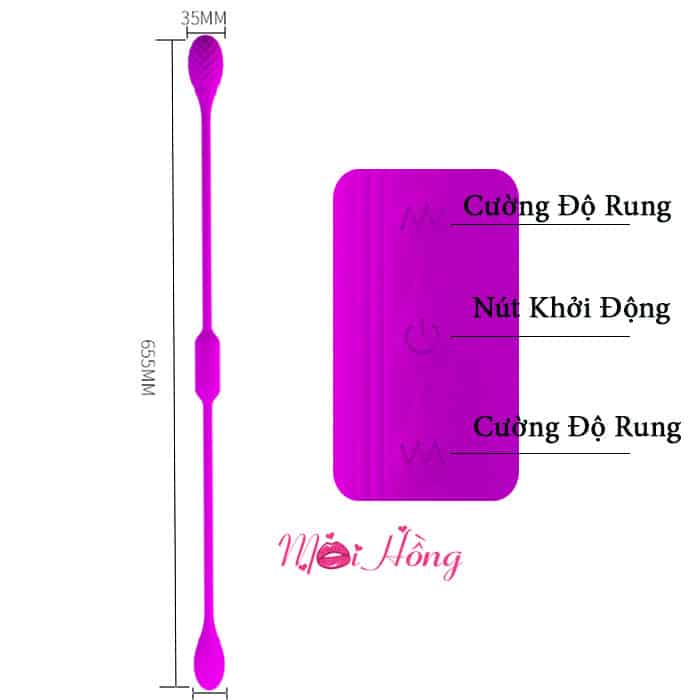 Trứng rung 2 đầu siêu mạnh Pretty Love DC79M kích thích cực đỉnh