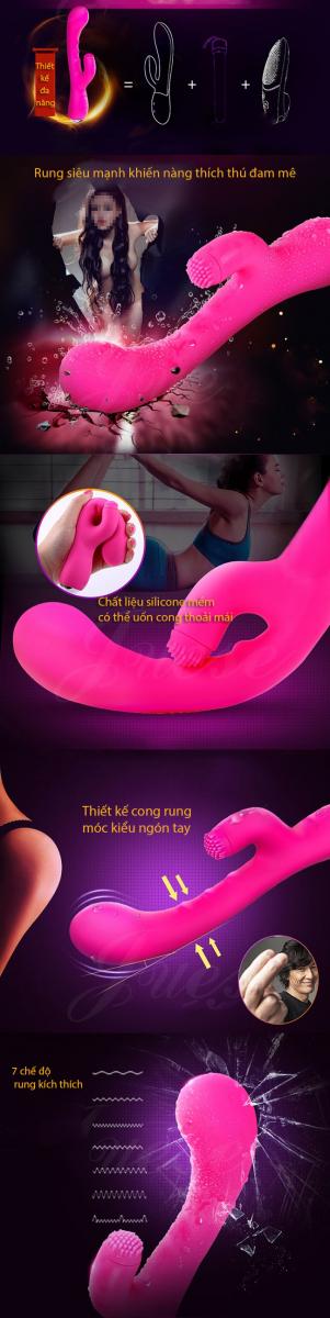 Máy rung liếm điểm G Nalone Idol Nhật bản silicon an toàn