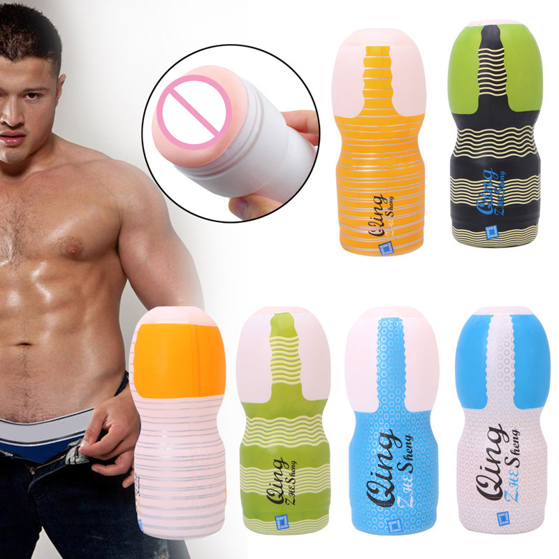 Âm đạo giả Qing cốc thủ dâm silicon y tế mềm mại như thật