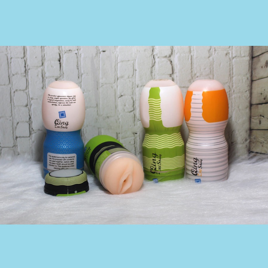 Âm đạo giả Qing cốc thủ dâm silicon y tế mềm mại như thật