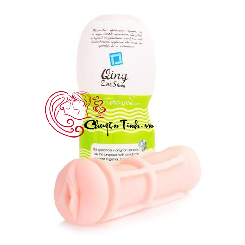 Âm đạo giả Qing cốc thủ dâm silicon y tế mềm mại như thật