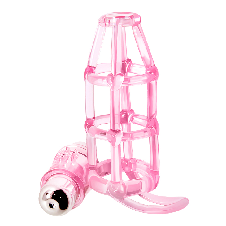Bao đôn lưới kèm đạn rung Sweet Cage silicone co giãn rung mạnh Bao đôn lưới kèm đạn rung Sweet Cage silicone co giãn rung mạnh
