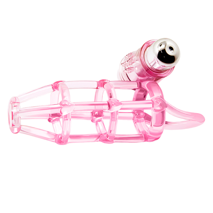 Bao đôn lưới kèm đạn rung Sweet Cage silicone co giãn rung mạnh Bao đôn lưới kèm đạn rung Sweet Cage silicone co giãn rung mạnh