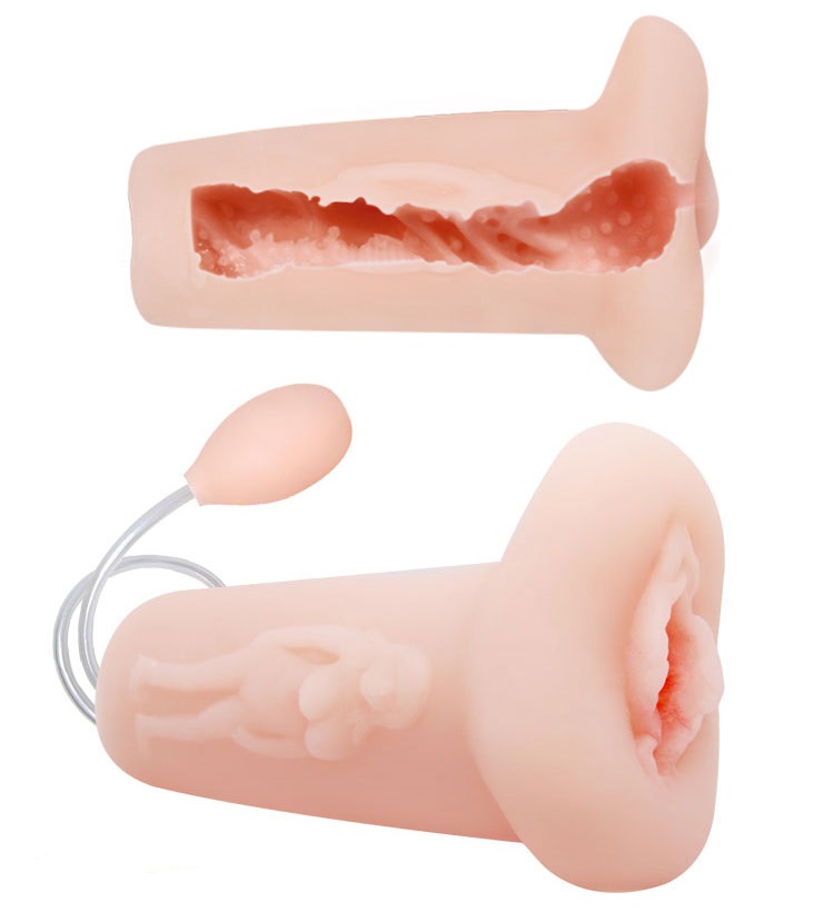 Âm đạo bơm hơi như thật, silicon cao cấp an toàn sử dụng