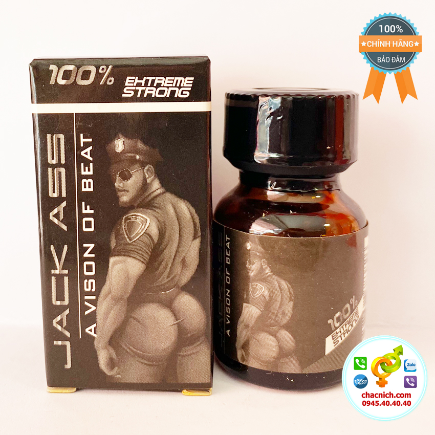 Popper Jack Ass 10ml chính hãng Mỹ USA tăng phê cực mạnh