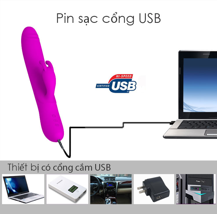 Dương vật Prettylove Byron rung cuộn trào cảm xúc massage âm đạo hiệu quả