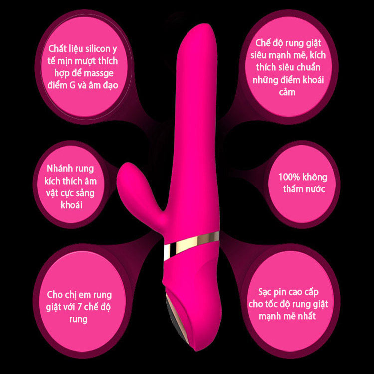 Dương vật cao cấp Cloud rung giật điểm G silicon y tế