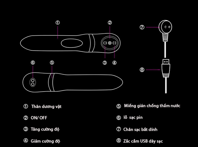 Dương vật cao cấp Cloud rung giật điểm G silicon y tế