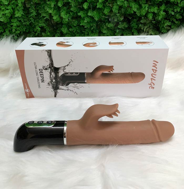 Dương vật cao cấp DeePin rung liếm thụt massage thư giãn