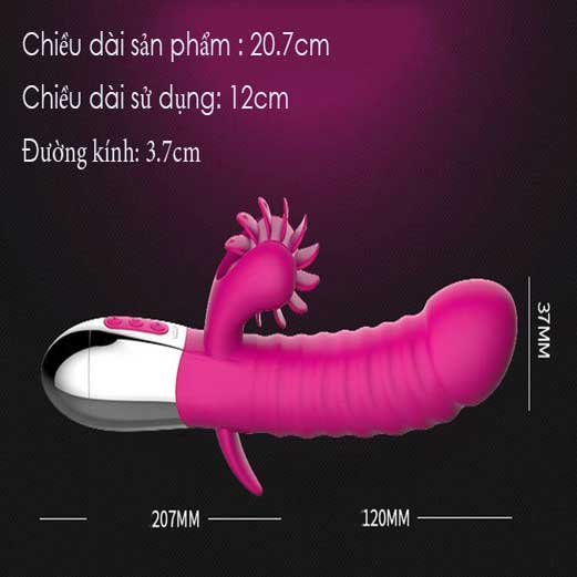 Dương vật Leten Wheel rung thụt massage điểm G Mỹ cao cấp