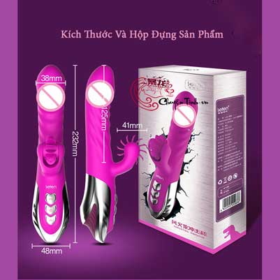 Dương vật Leten Wheel rung thụt massage điểm G Mỹ cao cấp