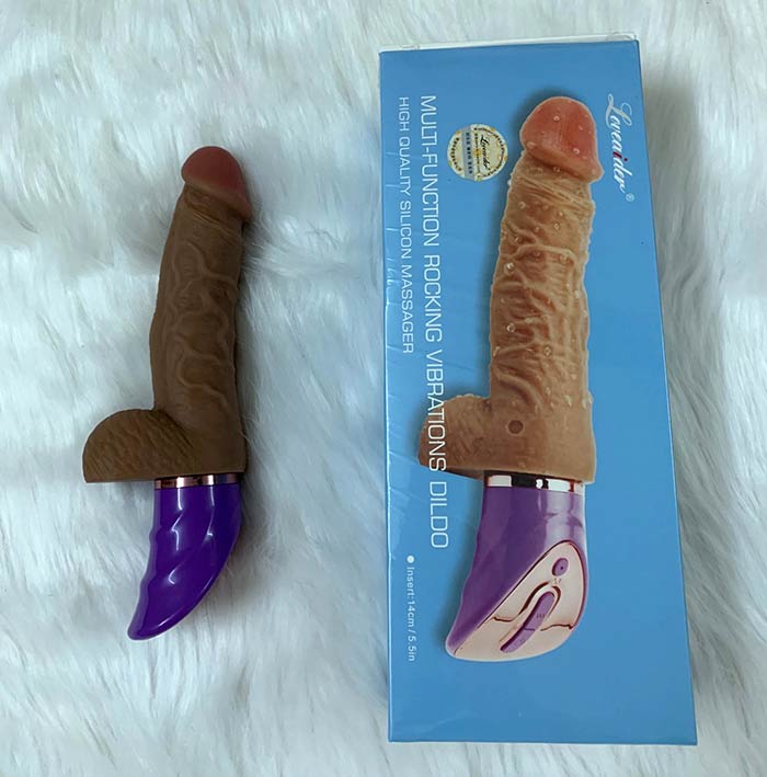 Dương vật chiến binh Loveaider rung xoay 360 độ siêu mềm sưởi ấm