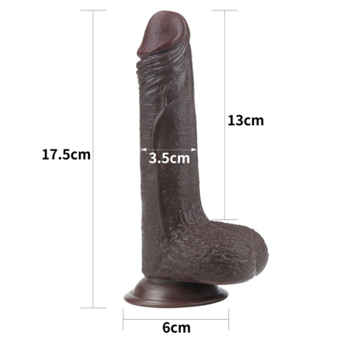 Dương vật giả silicon Lovetoy 7 inch mềm mại an toàn