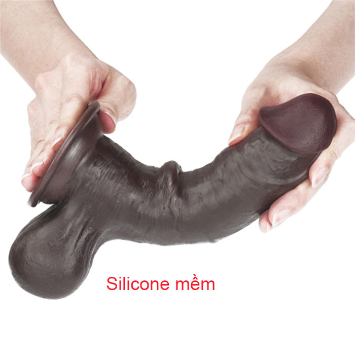 Dương vật giả silicon Lovetoy 7 inch mềm mại an toàn