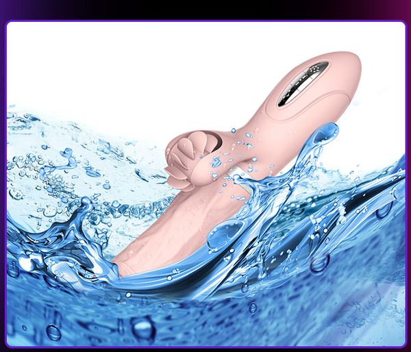 Dương vật giả rung thụt liếm có nhiệt độ Evo Mars silicon cao cấp