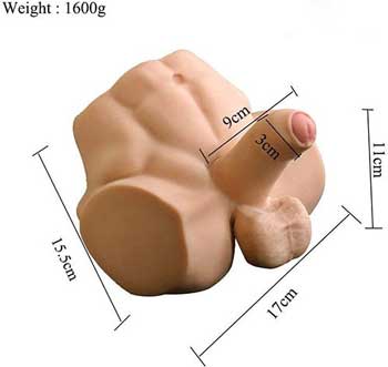 Dương vật giả kèm hậu môn cho gay rung cực mạnh bụng 6 múi thật