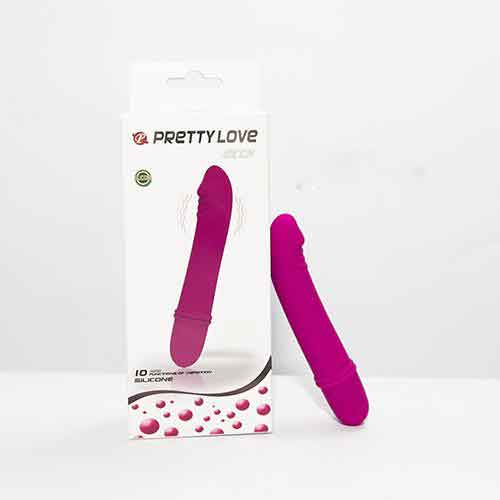 Dương vật giả Pretty Love Mini silicon cao cấp 10 cấp độ rung