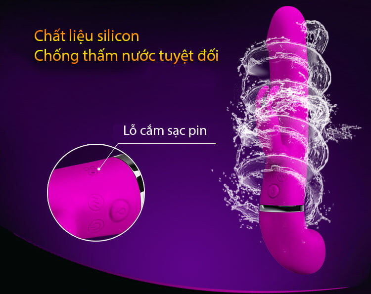 Dương vật siêu rung bắn tinh silicon y tế kích thích nữ giới điểm G