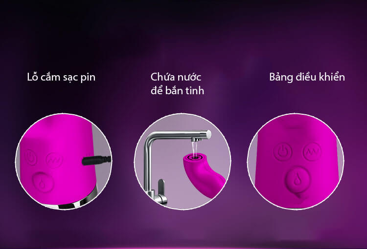 Dương vật siêu rung bắn tinh silicon y tế kích thích nữ giới điểm G