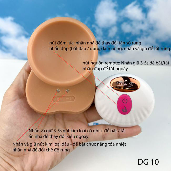 Dương vật giả rung thụt gắn tường YEAIN G Point silicon cao cấp