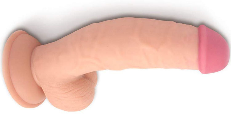 Dương vật giả silicon Cyber skin siêu khủng hít tường mềm mịn