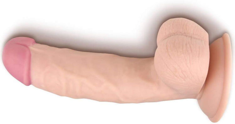 Dương vật giả silicon Cyber skin siêu khủng hít tường mềm mịn