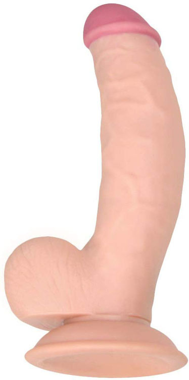 Dương vật giả silicon Cyber skin siêu khủng hít tường mềm mịn